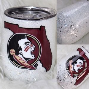 Fl state epoxy sealed wine tumbler